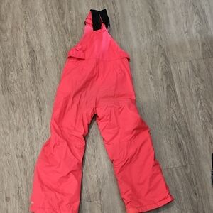 Pink Snow Bib Overalls
